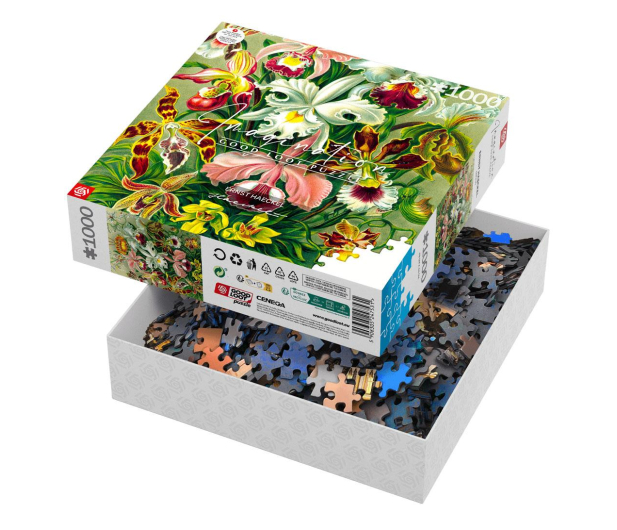 Merch Imagination Puzzle: Ernst Haeckel Orchidea / Orchid 1000 ele - 1275295 - zdjęcie 4